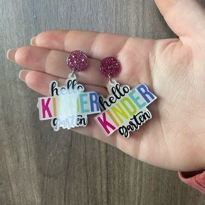 Kindergarten earrings